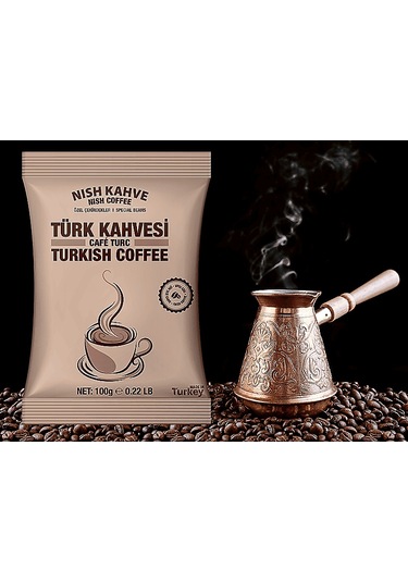 Nısh Türk Kahves Kavrulmuş Öğütülmüş  24 x 100 G
