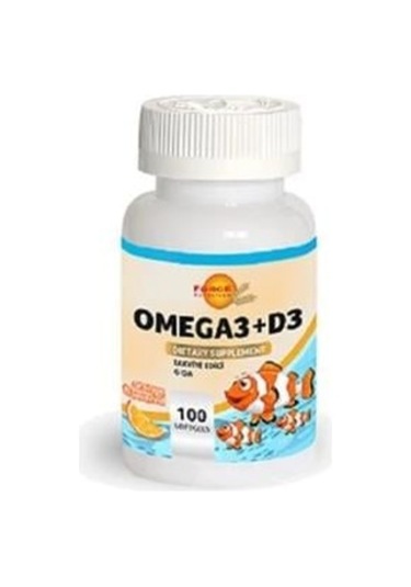 Force Nutrition Omega 3 D3 100 Softgels Diğer