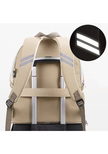 Genişletilebilir Alanlı Açık Tasarımlı Nefes Alabilen Kedi Taşıma Çantası Kahverengi