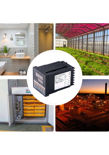 Mufunye 0-400 C Dijital Ekranlı Akıllı Sıcaklık Kontrol Cihazı, Yüksek Doğruluklu Rex-c700 M An Tipi Röle Çıkışlı Isı Kontrolörü