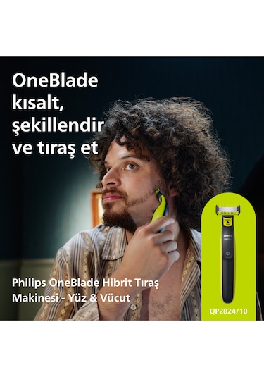 Philips QP2824/10 Oneblade Yüz ve Vücut Şekilendirici