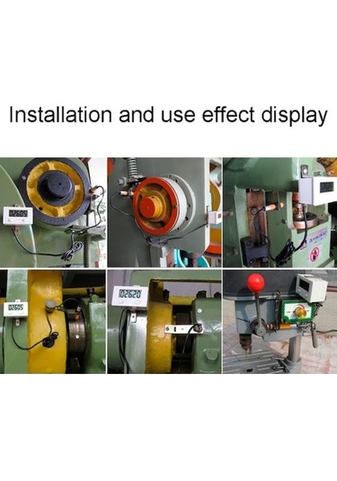 Pazly Endüstriyel Manyetik Sensörlü Dijital Sayıcı - Nikel Kaplı Bakır Sensör, 5 Haneli Lcd Ekran, 20 Sayım/saniye, Kullanımı Kolay Diğer