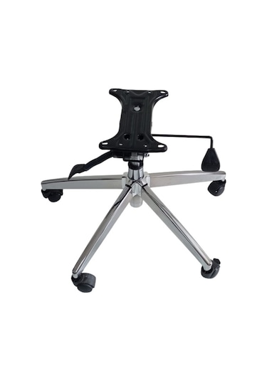 Kamusalmarket Makam Koltuğu Ayağı Çap 70 Cm Çift Kol Mekanizma Krom Pistonlu