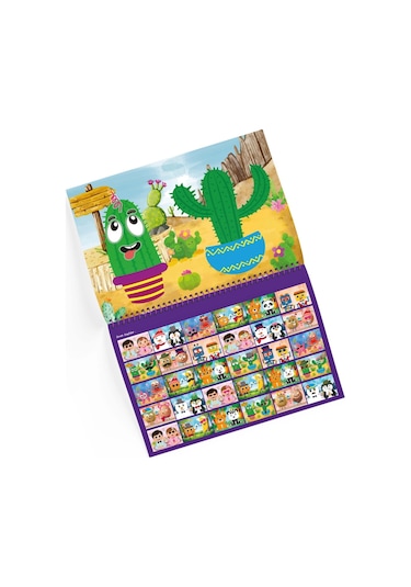 Tükenmeyen Sticker Kitabım - Eğlenceli Yüzler 100+ Tekrar Tekrar Kullanılabilen Sticker