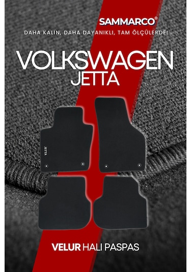 Volkswagen Jetta 2017 Halı Paspas Velur Paspas Kumaş Paspas Oto Paspas