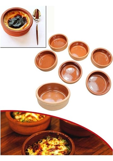 Toprak Güveç 6 Lı Naturel Ürün