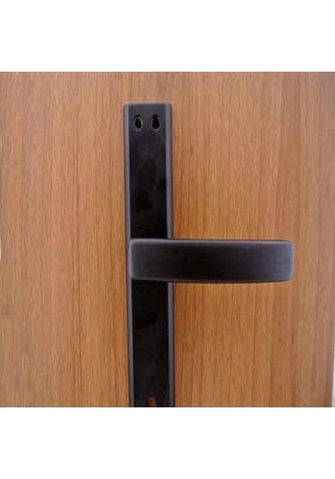 Yelken Mat Siyah Aynalı Kapı Kolu