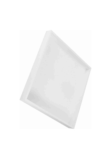 Dofolink Beyaz Ahşap Organizer Tabak - Gıda, Kozmetik, Makyaj Gereçleri İçin Çok Amaçlı Depolama, Modern Ev Dekoru Ve Fotoğraf Dekoru Diğer