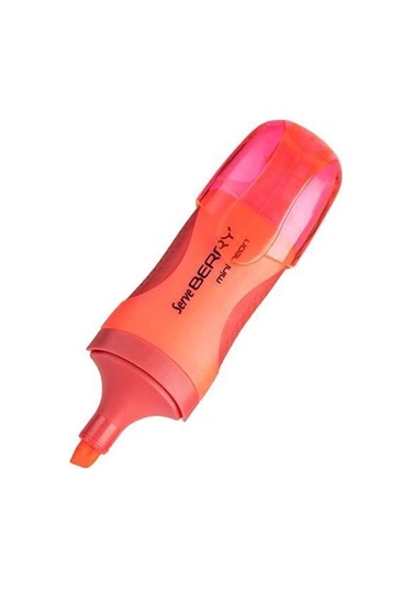 Serve Berry Mini Fosforlu Kalem Kırmızı Sv-brmfkk Çok Renkli