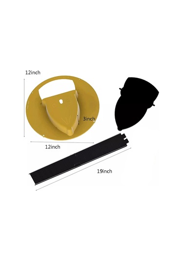 Sürgülü Kaydırmalı Kova Fare Kapanı Sarı