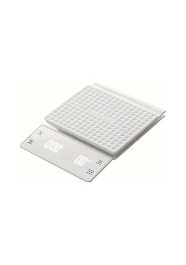 Fastbuy Wangxi Beyaz Plastik 3000g Dijital Terazı, Mutfak Kahve Ve Tahıl Ölçer, Hassas Dokunmatik Tasarım Beyaz