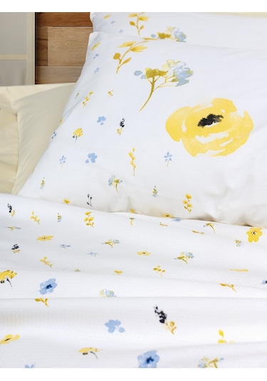 Cotton Box Sweet Tek Kişilik Pike Takımı Dolce Sarı