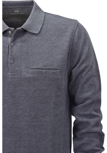 Dynamo Erkek Polo Yaka Cepli Sweatshirt 6857 Bgl-st04024 Bordo
