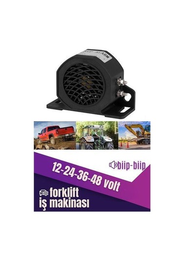 Modacar İş Makinası Forklift Yüksek Desibel Siren 12v-24v-36v