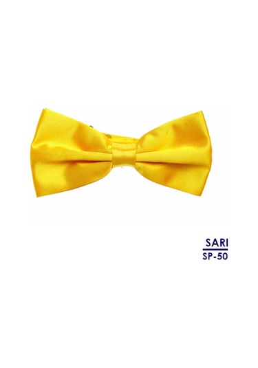 18 Renk X Düz Renk Saten Papyon - Spv