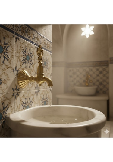 Osmanlı Musluk Lüx , Sarı - Garantili Musluk Başlığı Hamam Başlık