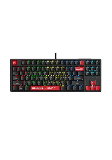 Bloody S87 Mekanik Kırmızı Switch RGB Anti-Ghosting Kablolu Klavye