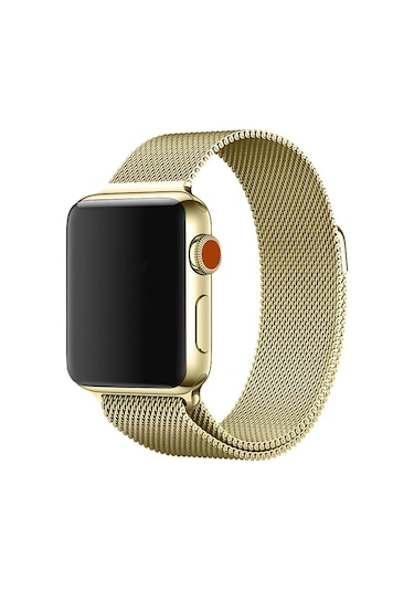 Apple Uyumlu  Watch 3 4 5 6 7 Seri 42 MM 44 MM 45 MM Metal Hasır Tme Kordon