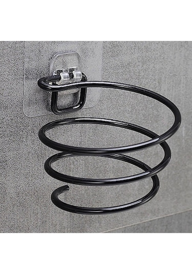 Yapışkanlı Saç Kurutmalık Siyah , Sihirli Yapışkanlı Siyah Saç Kurutma Makine Askısı