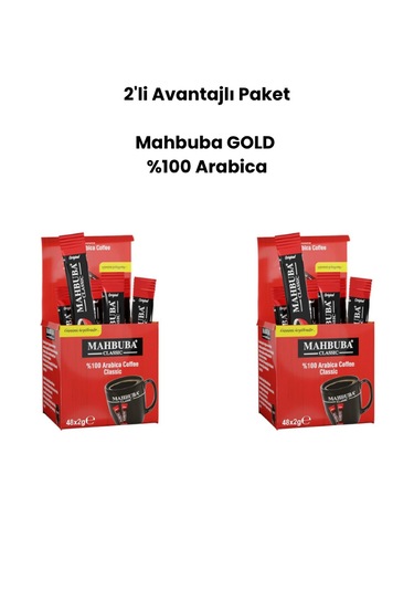 Mahbuba %100 Arabica Classic Kahve 2'li Paket 48 X 2 G Diğer