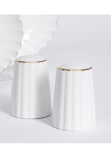 Maxx Doria Parthenon Gold 12 Kişilik 58 Parça Yemek Takımı Pa2068 Beyaz - Gold