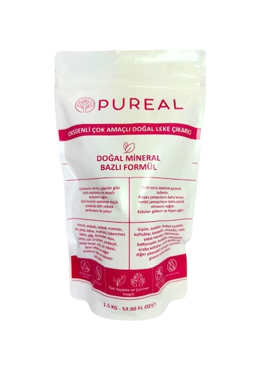 Pureal Doğal Çok Amaçlı Leke Çıkarıcı 1500 G