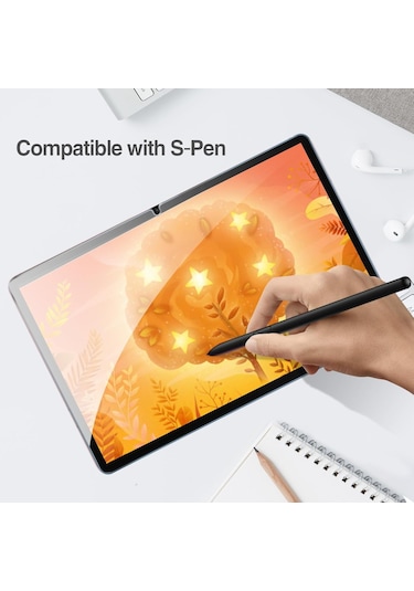 Samsung Galaxy Tab S11 Ekran Koruyucu 11 Inç Nano Esnek Kırılmaz Tam Uyumlu Darbe Ekran Koruma