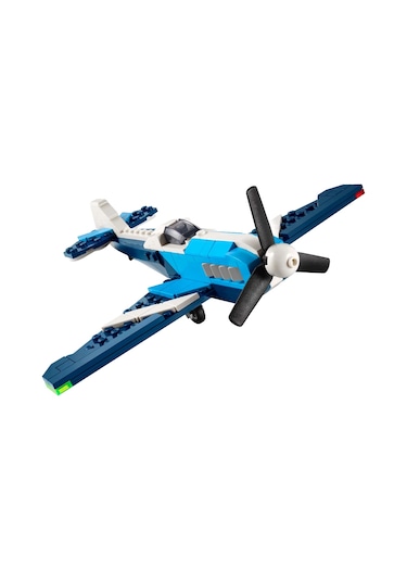 LEGO® Creator 3’ü 1 Arada Uçak: Yarış Uçağı 31160 - 7 Yaş ve Üzeri Çocuklar için Jet veya Helikoptere Dönüşebilen Oyuncak Yapım Seti (178P)