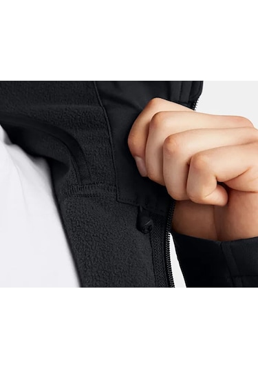 Under Armour Shield Hooded Erkek Günlük Mont 1371587-002 Siyah 1371587-002 Siyah