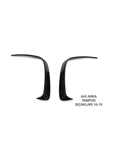 Mercedes W176 A45 Arka Tampon Çıtası Parlak Siyah 2016-2018