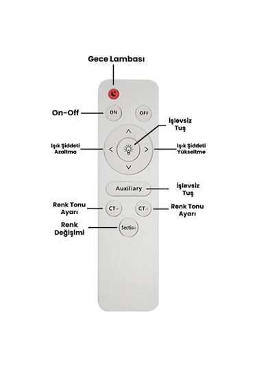 Fuzon 3 Renk Kumandalı Krom Gümüş Salon Led Avize Orkide Ledli Avize Gümüş
