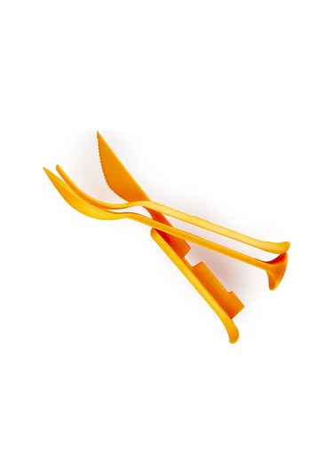 Evolite Combo 3 İn 1 Çatal Kaşık Set Turuncu