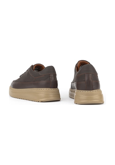 Ziya Erkek Hakiki Deri Günlük Sneaker 161983z4022 Kahve 161983z4022 300 40