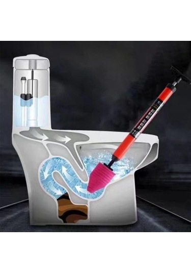 Geeroyoo Yüksek Basınçlı Tuvalet Tıkanıklık Açıcı - Esnek Sap Ve Ergonomik Tasarım İle Tüm Borular İçin Etkili Çözüm Diğer