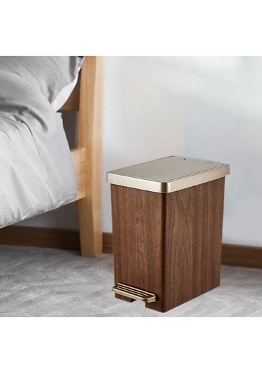 Suntek Çöp Kutusu Sabit Geri Dönüşüm Banyo Çiftlik Evi S Kahverengi