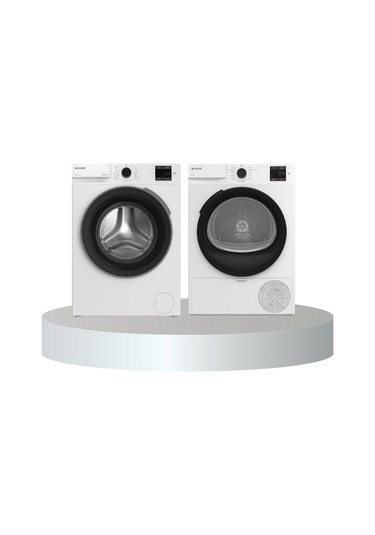 Arçelik 8100 Mx - 800 Kmx 8 Kg Çamaşır - Kurutma Makinesi Beyaz Set