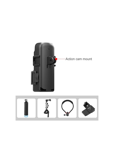 Maiyame Djı Osmo Pocket 3 İçin Abs Kamera Koruma Çerçevesi - Genişletme Aparatı Ve Lens Gölgelik Fonksiyonu