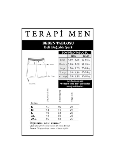 Terapi Men Erkek Beyaz Basic Regular Fit Şort & Bermuda Beyaz