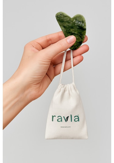 Ravla Yeşim Gua Sha Yüz Masaj Taşı
