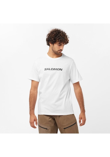 Salomon Sal Logo Perf Ss Tee M Whıte// T-shırt Lc2245500 001