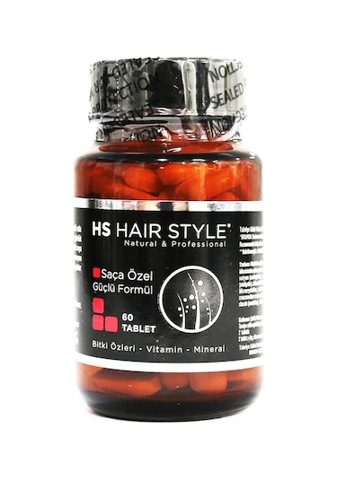 Hs Hair Style Saç Besleyici Tablet Seti 6 x 60 Tablet