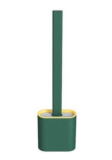 Tpr Pp Silikon Tuvalet Temizleme Fırçası Banyo Temizleyici Ev Housewives Duş Odası Banyo Aracı Tuvalet Fırçası Tutucular Antrasit - Beyaz