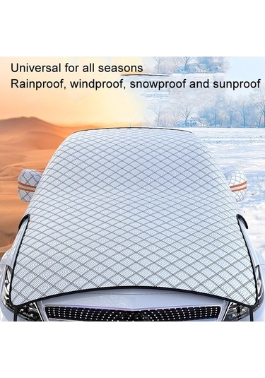 Tongxida Araba Kar Örtüsü - Anti-donma Don Örtüsü - Kış Kalın Araba Giysi - Tam Kapsama Stili