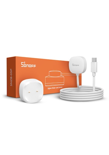 Sonoff SNZB-05P ZigBee Su Kaçak Sensörü ve Kablosu