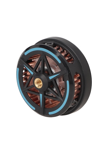 Mufunye S6 Telefon Soğutucu: Magsafe Manyetik, Yarıiletken Soğutma Teknolojisi, 5500 Rpm Turbin Fan, Akıllı Sıcaklık Kontrolü - Siyah