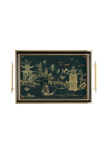 Madame Coco Maureen Tepsi Teps000000006646x31x7cm-renkli