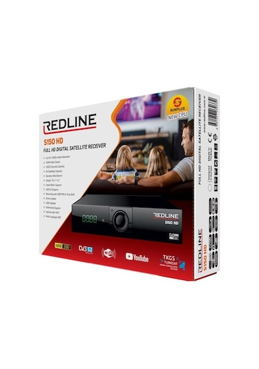 Redline S150 Sunplus İşlemcili Kasalı Scart+Hd Uydu Alıcı