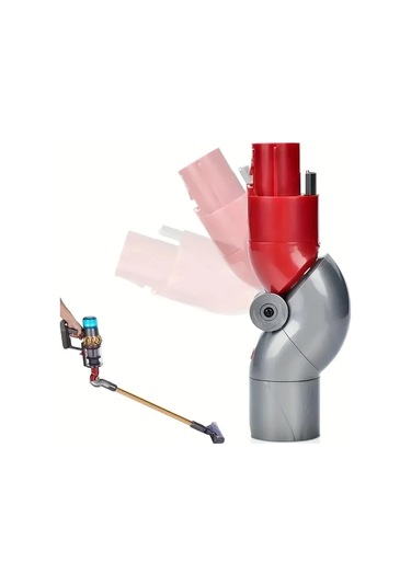 Elmpaly 1 Adet Kırmızı Gri V7 V8 V10 V11 V15 Kablosuz Dik Elektrikli Süpürge Düşük Geri Çekilebilir Adaptör Direksiyon Başlığı Dönüşüm Bağlayıcı