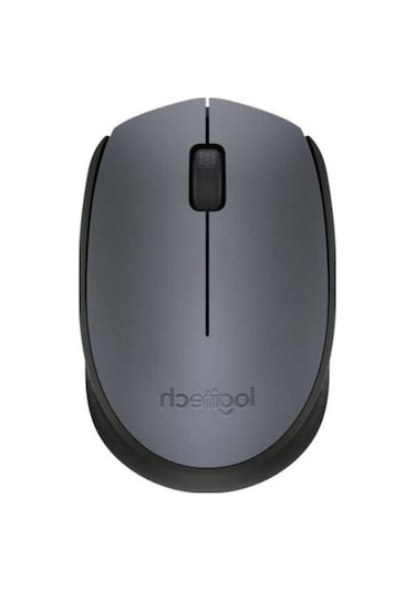 Logitech M170 Kablosuz Optik Mouse, Kullanışlı Ve Hızlı M170 - Gri - Siyah M170