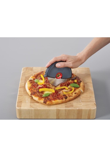 Joseph Joseph Disc Easy-Clean Pizza Diski Gri/Kırmızı Gri